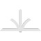 Ekena Millwork Redmond Architectural Grade PVC Gable Bracket, 96"W x 52"H x 6"D x 6"F, 13/12 Pitch GBP096X52X0606RED00 - alternate 2